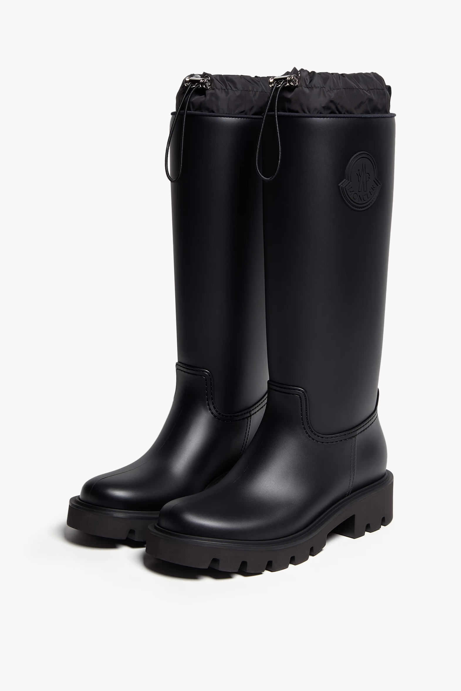 Kickstream High Rain Boots Women Black Moncler 4